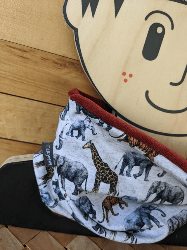 Safari Animals - Velour lined
